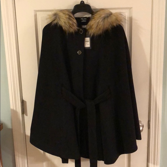 city chic cape jacket